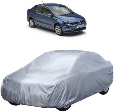 ask Car Cover For Volkswagen Ameo (Without Mirror Pockets)(Silver)