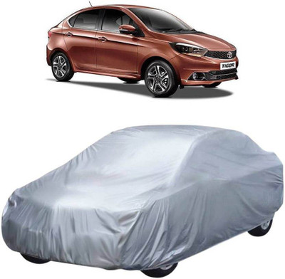 ask Car Cover For Tata Tigor (Without Mirror Pockets)(Silver)