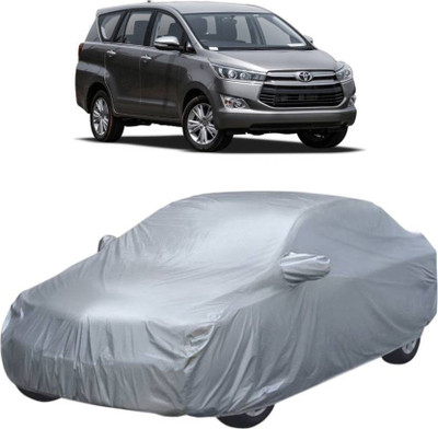 ask Car Cover For Toyota Innova Crysta (Without Mirror Pockets)(Silver)