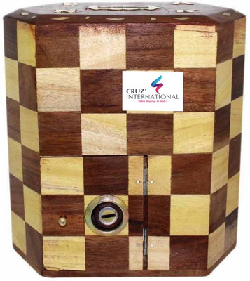 

CRUZ INTERNATIONAL Bea'utiful Coin Bank(Brown, Beige)