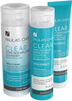 

Paula's Choice CLEAR Extra Strength Acne Kit ( USA )(Set of 3)