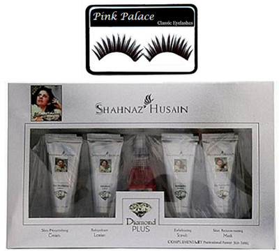 

pink palace Eyelashes,, Shahnaz Husain Diamond Facial kit(Set of 2)