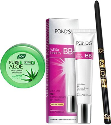 

Ponds Beauty BB+(9 g) & Waterproof Eyeliner (Stay For 36 Hrs) With Pure Aloe Multi-Benefit Skin Creme(Set of 1)