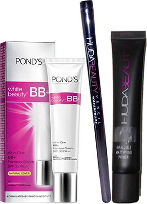 

Ponds Beauty BB+(9 g) & Waterproof Eyeliner (Stay For 36 Hrs) With Primer(35 ml)(Set of 1)