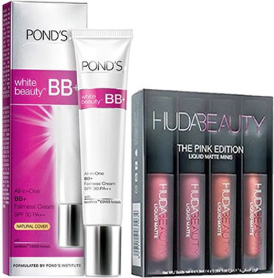 

Ponds Beauty BB+(9 g) With 4 Mini Lipstick(Set of 1)