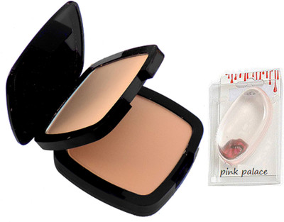 

pink palace Silicon Puff, Mac Two Way Compact.(Set of 2)