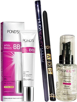 

Ponds Beauty BB+(9 g), With Primer(30 ml) & 2 Waterproof Eyeliner (Stay For 36 Hrs)(Set of 1)