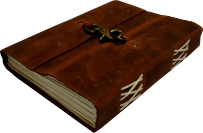Purpledip Ethnic Regular Diary Unruled 200 Pages(Brown)