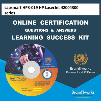 

sapsmart HP3-019 HP LaserJet 42004300 series Online Certification Learning Made Easy(DVD)