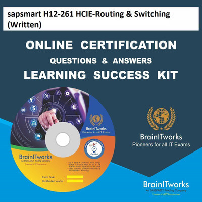 

sapsmart H12-261 HCIE-Routing & Switching (Written) Online Certification Learning Made Easy(DVD)