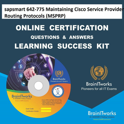 

sapsmart 642-775 Maintaining Cisco Service Provider Routing Protocols (MSPRP) Online Certification Learning Made Easy(DVD)