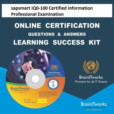 

sapsmart IQ0-100 Certified Information Professional Examination Online Certification Learning Made Easy(DVD)