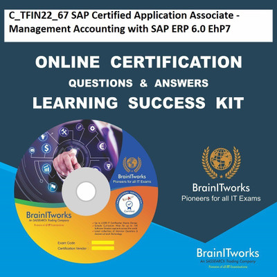 

sapsmart C_TFIN22_67 SAP Certified Application Associate - Management Accounting with SAP ERP 6.0 EhP7 Online Certification Learning Made Easy(DVD)