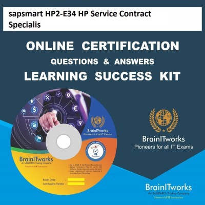 

sapsmart HP2-E34 HP Service Contract Specialis Online Certification Learning Made Easy(DVD)