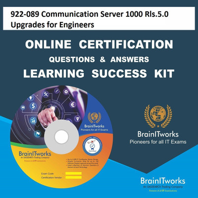 

sapsmart 922-089 Communication Server 1000 Rls.5.0 Upgrades for Engineers Online Certification Learning Made Easy(DVD)