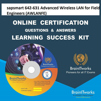 

sapsmart 642-631 Advanced Wireless LAN for Field Engineers (AWLANFE) Online Certification Learning Made Easy(DVD)