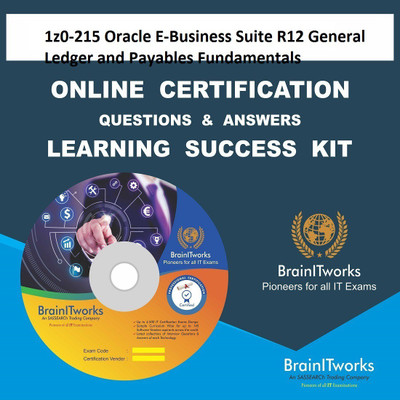 

sapsmart 1z0-215 Oracle E-Business Suite R12 General Ledger and Payables Fundamentals Online Certification Learning Made Easy(DVD)
