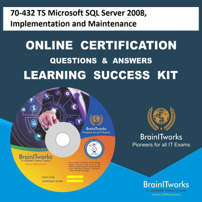

sapsmart 70-432 TS Microsoft SQL Server 2008, Implementation and Maintenance Online Certification Learning Made Easy(DVD)