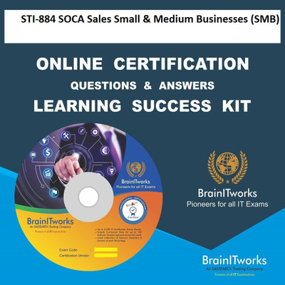 

sapsmart STI-884 SOCA Sales Small & Medium Businesses (SMB) Online Certification Learning Made Easy(DVD)