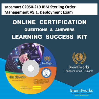 

sapsmart C2050-219 IBM Sterling Order Management V9.1, Deployment Exam Online Certification Learning Made Easy(DVD)