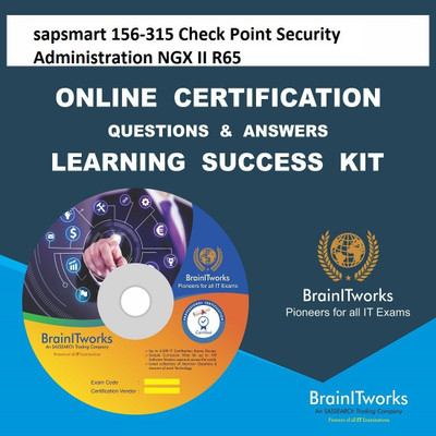 

sapsmart 156-315 Check Point Security Administration NGX II R65 Online Certification Learning Made Easy(DVD)