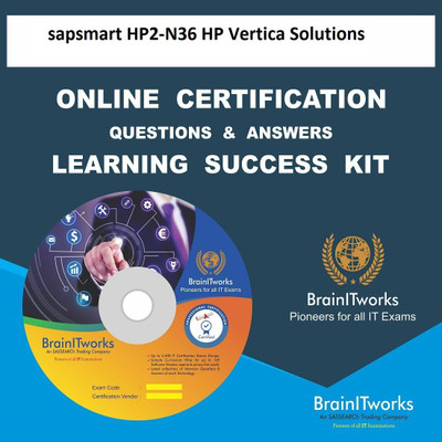 

sapsmart HP2-N36 HP Vertica Solutions Online Certification Learning Made Easy(DVD)
