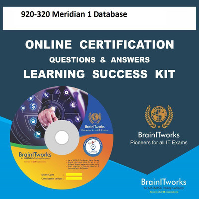 

sapsmart 920-320 Meridian 1 Database Online Certification Learning Made Easy(DVD)