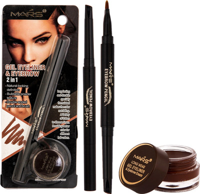 

Mars 2 in 1 Smudge proof Gel Eyeliner 3.5 g(Jet Brown)