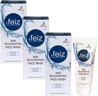 

FEIZ SKIN REJUVENATING ( 3 X 60 ML ) Face Wash(180 ml)