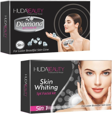 

Huda Beauty Professional Range Diamond & Skin Whiting Facial Kit 900 g(Set of 2)