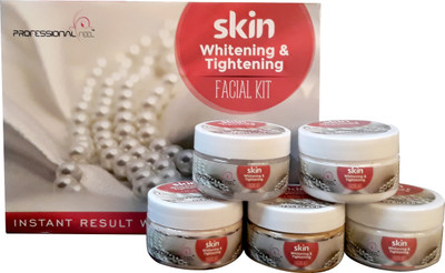 

Professional Feel Skin Whitening & Tightening Facial Kit, Way To Use Facial Kit, Fairness, Whiting, Skin, Instant Result Without Damage Skin 250 g