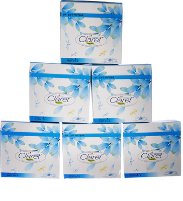 

CLARET Table Top Napkins - 100 Serviettes per box (Pack of 6)(Pack of 600)