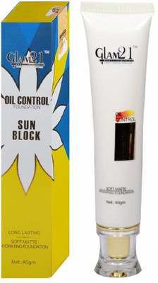 

Glam 21 Oil Control Sun Block Soft Matte Hydrating Foundation (BEIGE) Foundation(Beige)