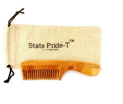 

State Pride-T neem wood comb