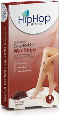 

Hip Hop Body Wax Strips with Argan Oil - Chocolate 40 wax (Pack of 2) Strips(40 Strips, Set of 2)