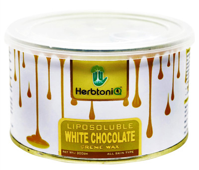 

HerbtoniQ Liposoluble White Chocolate Creme Wax 300g With 50 Medium Size (9x3 Inch) Wax Strips Wax(300 g)