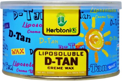 

HerbtoniQ Liposoluble D-TAN Creme Wax 300g With 50 Medium Size (9x3 Inch) Wax Strips Wax(300 g)