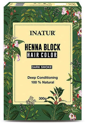 

Inatur Dark Smoke Henna Block (300g)(300 g)