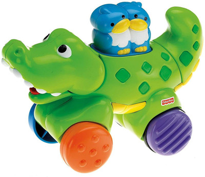 

Fisher-Price Fisher-Price Amazing Animals Press and Go Crocodile(Multicolor)