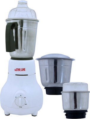 

STARLINE MG19H18 450 Mixer Grinder(White, 3 Jars)