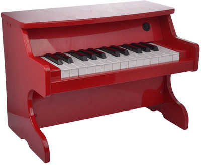 

Comdaq Mini Wooden Piano, (Red / White / Black)(Multicolor)