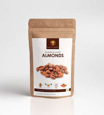 

Nutsy Box Premium Roasted And Salted California Almonds, 490g Almonds(490 g, Pouch)