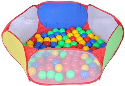 

Xenith Wonder Ball Pool with 50 Balls, Pop-up Play Tent for Kids(Multicolor)