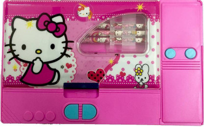 

Easy Way A-1 Hello Kitty Art Plastic Pencil Box Art Plastic Pencil Box(Set of 1, Purple)
