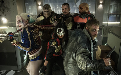 

Movie Suicide Squad Deadshot Harley Quinn Killer Croc HD Wallpaper Background Paper Print(12 inch X 18 inch, Rolled)