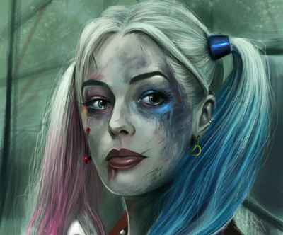 

Akhuratha Poster Movie Suicide Squad Harley Quinn HD Wallpaper Background Fine Art Print(12 inch X 18 inch, Rolled)