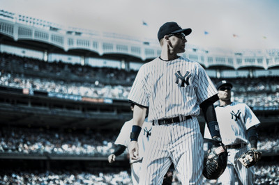 

Sports New York Yankees Baseball Mlb Major League Baseball Derek Jeter Wall Poster Paper Print(12 inch X 18 inch, Rolled)