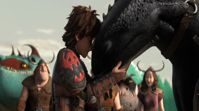 

Akhuratha Poster Movie How To Train Your Dragon 2 Toothless Hiccup HD Wallpaper Background Fine Art Print(12 inch X 18 inch, Rolled)