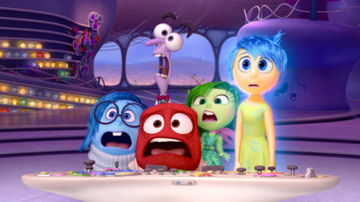 

Movie Inside Out Anger Disgust Fear Sadness Joy HD Wallpaper Background Paper Print(12 inch X 18 inch, Rolled)