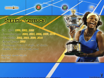 

Sports Serena Williams Tennis Wall Poster Paper Print(12 inch X 18 inch, Rolled)
